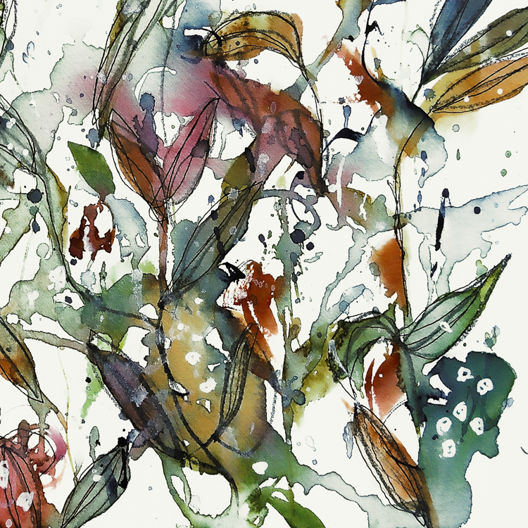 Aquarel en inkt